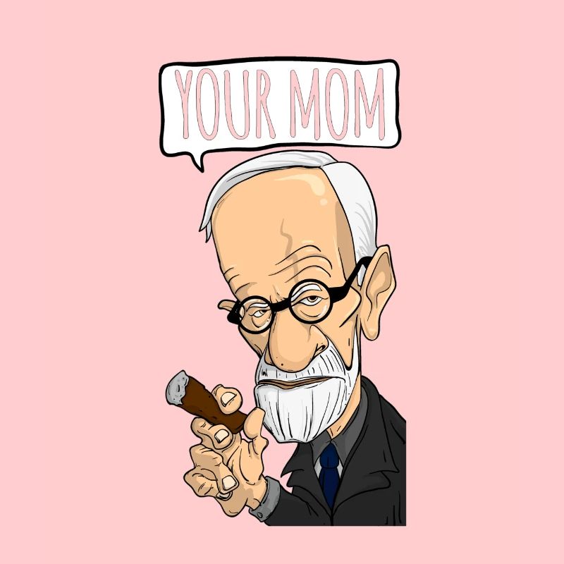 Deine Mutter - Freud Psychoanalytics Gift Pun