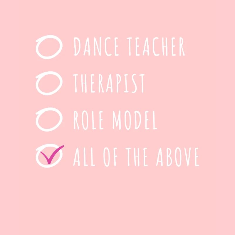 Conception de professeur de danse