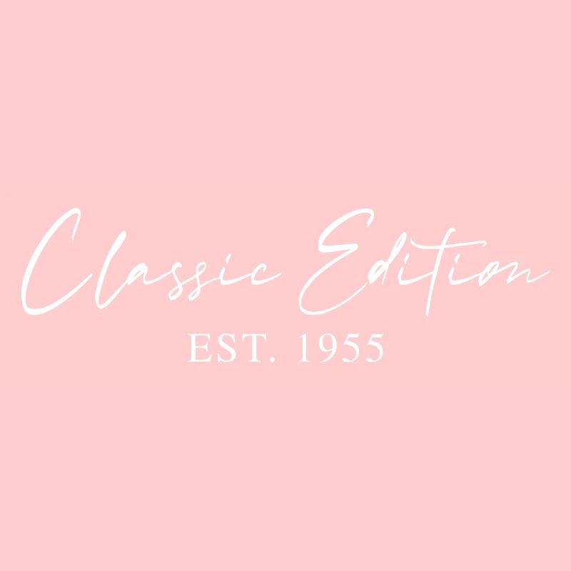 Classic Edition 1955 – typographie minimaliste