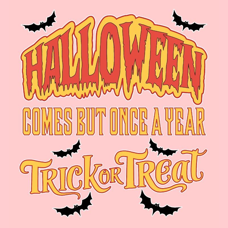 Halloween kommt, aber nur einmal im Jahr Süßes oder Saures