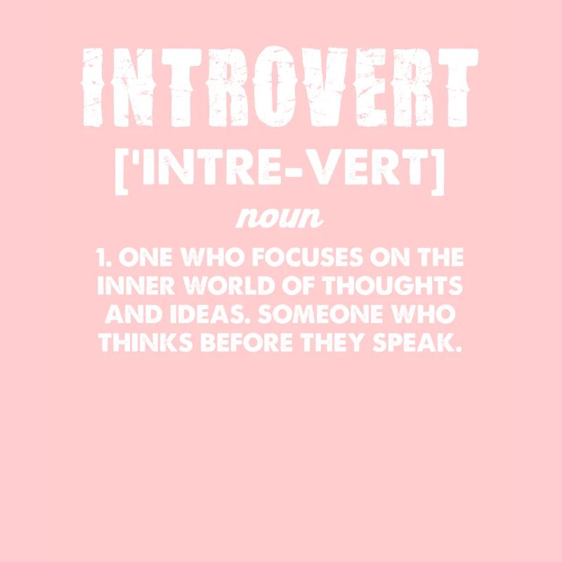 Introverti Définition Humour Déclaration