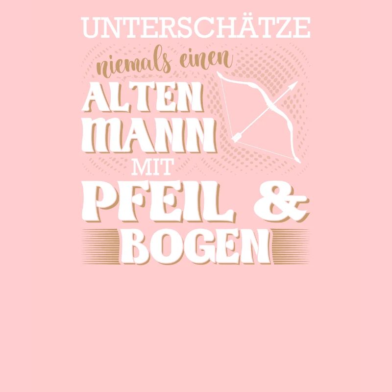 Alten Mann mit Pfeil und Bogen - Bogenschießen