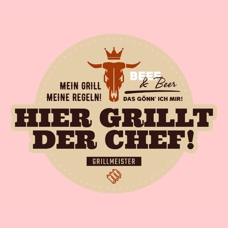 GRILL MASTER HERE THE CHEF GRILLS v1B