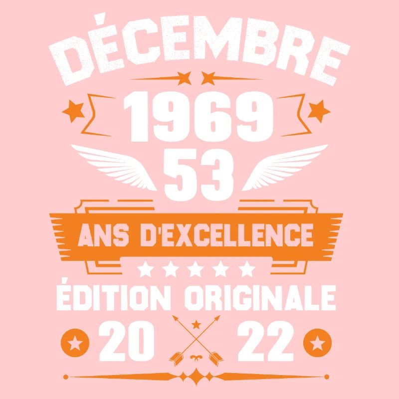 Décembre 1969 Idée Cadeau D'anniversaire 53 Ans