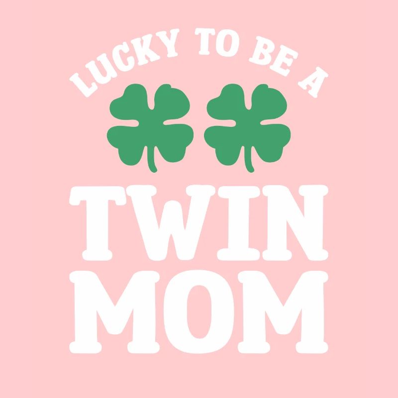 Glücklich, eine Zwillingsmutter zu sein St. Patrick's Day Saint