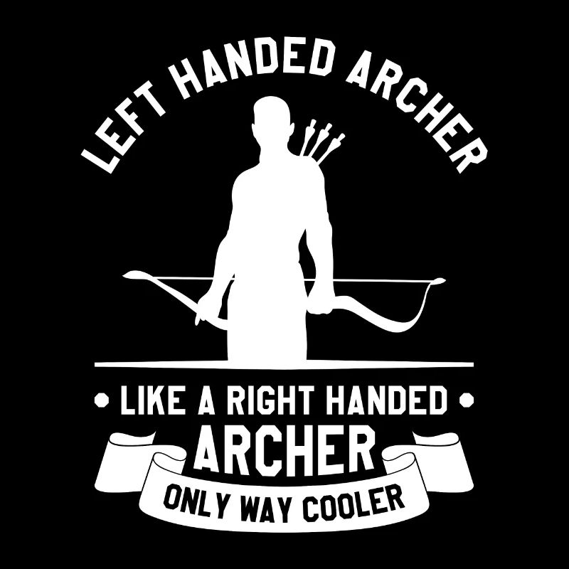 Archer gaucher comme un archer droitier