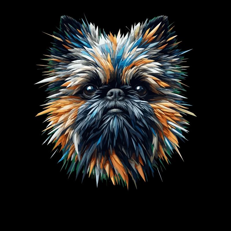 Polygon Art Brussels Griffon Griffon Bruxellois