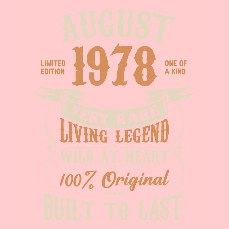 August 1978 Geburtstagsgeschenk