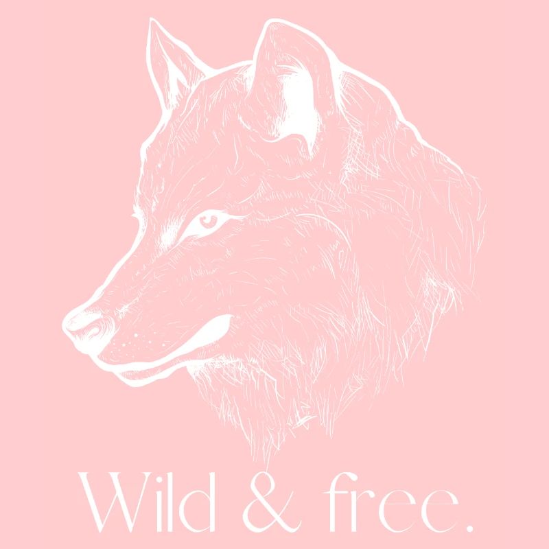 Wild and free, Wolf | Geschenk Geschenkidee