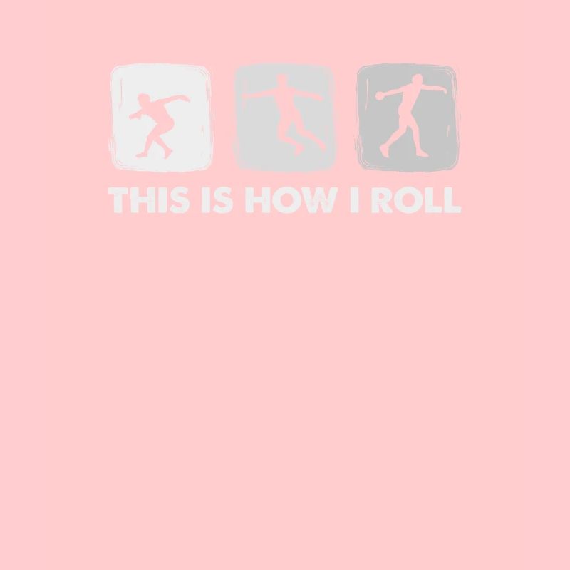 This is how I roll, discus throwing man