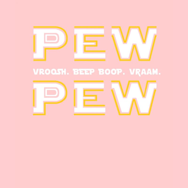 Pew Pew Wars Darth vader Sci fi Space Geek Star