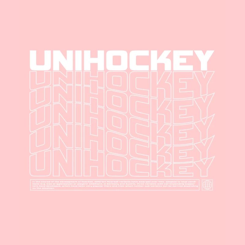 Floorball Typo Pattern