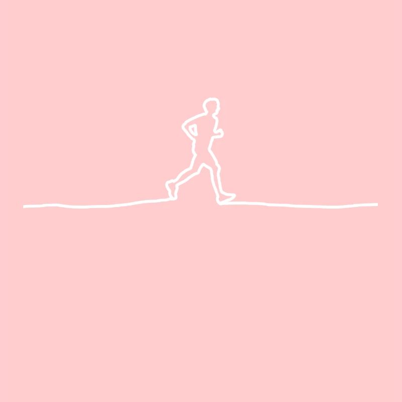Jogger sur la ligne - Courses Idée cadeau d’endurance