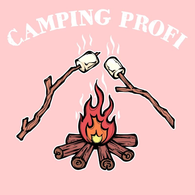 Déclaration de feu de camp de camping Randonneur de camping