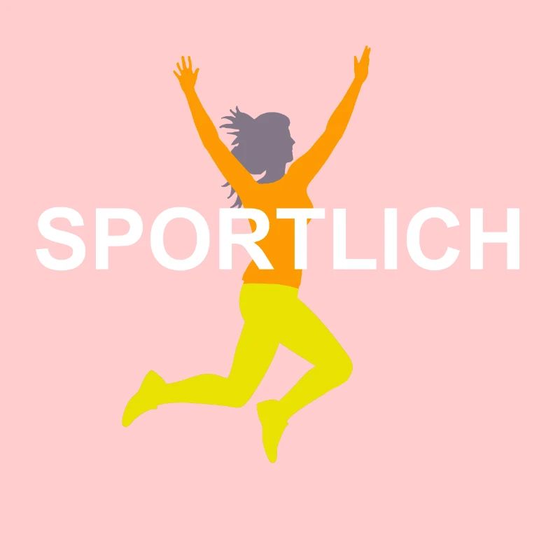 Dynamische Sprinterin Illustration