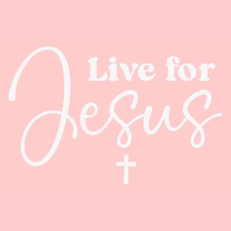 Live for Jesus Script Typografie