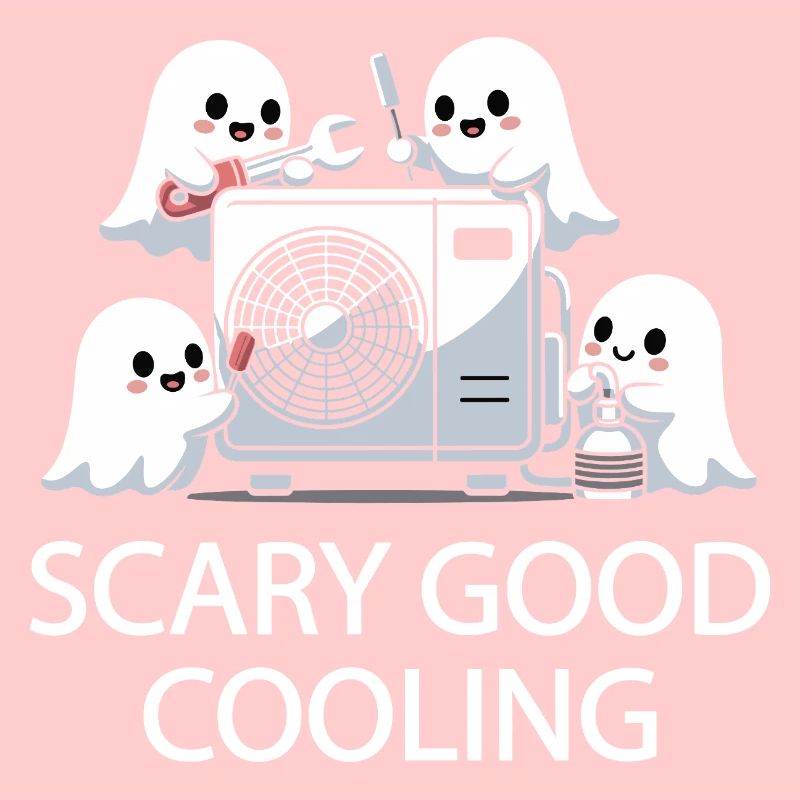 Halloween Ghost HVAC Design - Scary Good Cooling