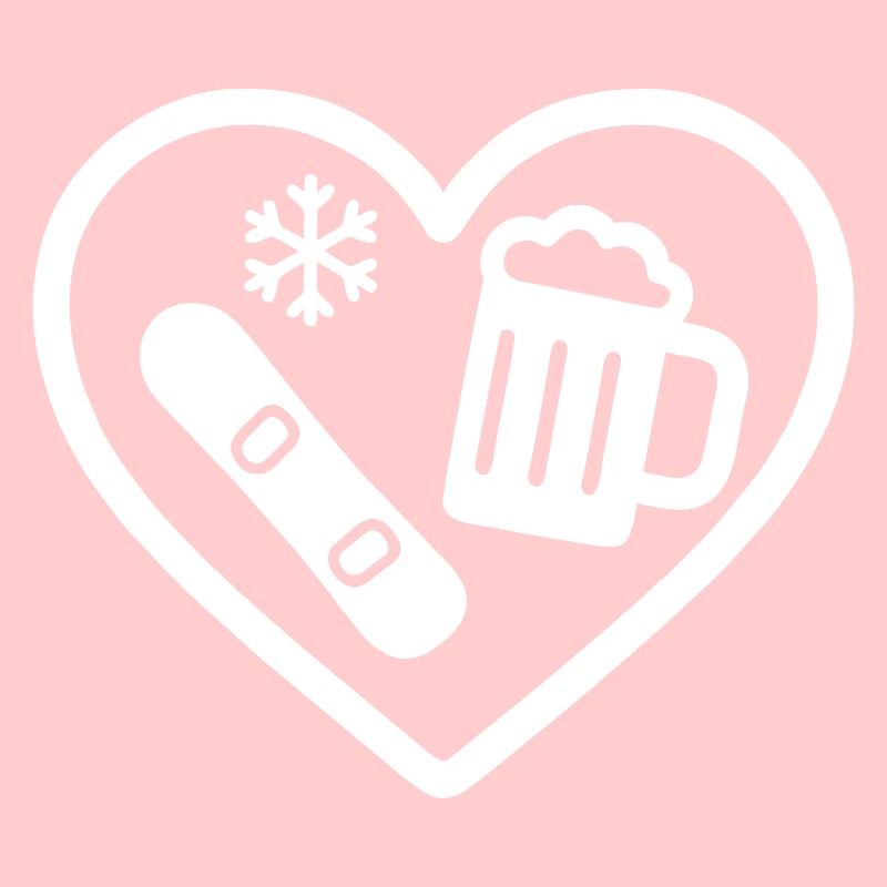 Bière de snowboard Heart
