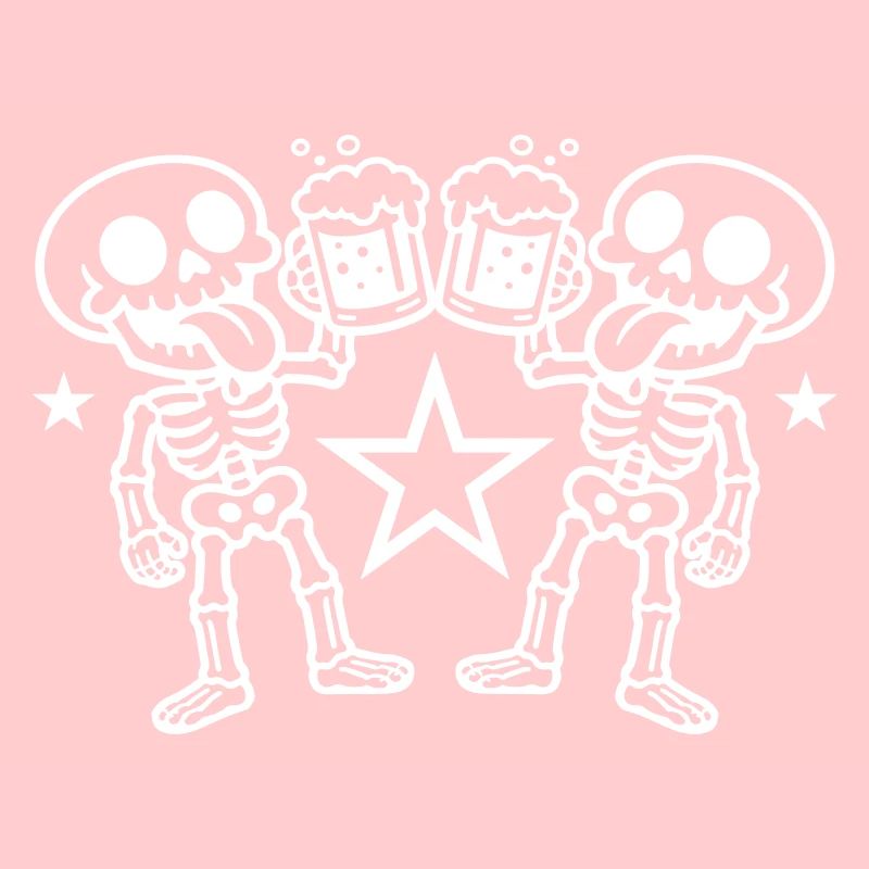 Skeleton Beer Cheers