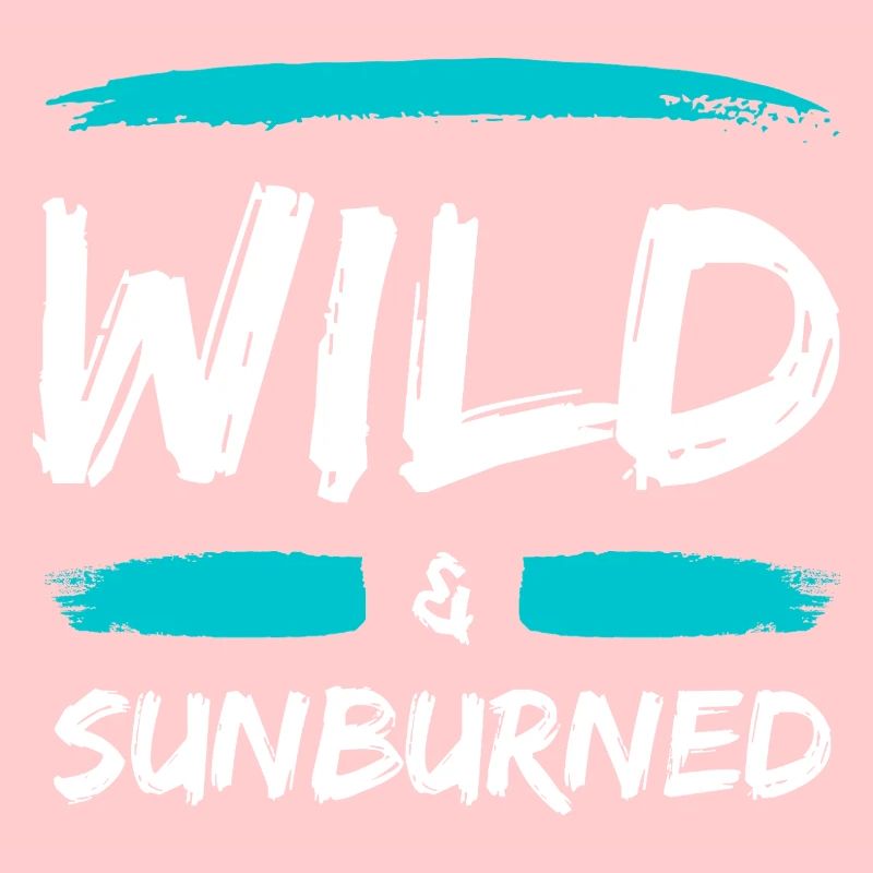 Wild & Sunburned Brush Text