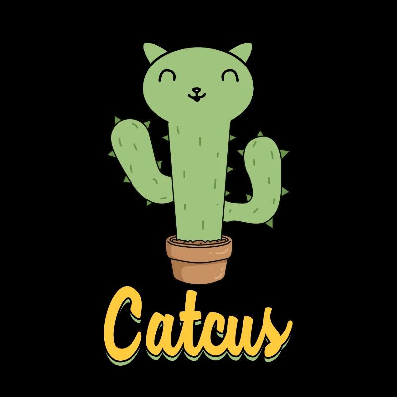 Catcus cat cactus cute pet kitty gift