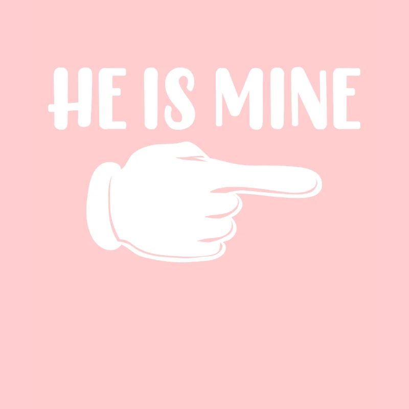 He is Mine Valentinstag Ehemann Valentinskind