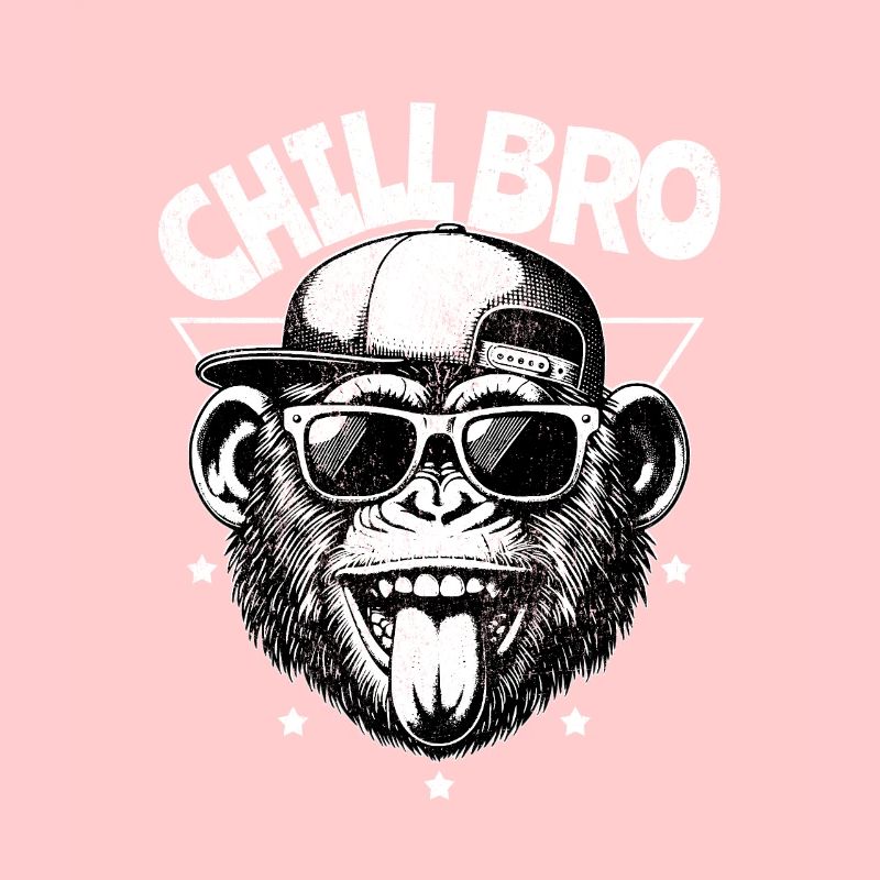 Chill Bro - Lustiger Affe mit Sonnenbrille