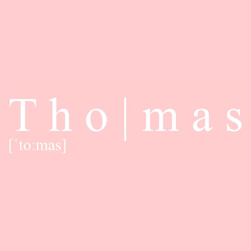 Thomas Definition Typografie
