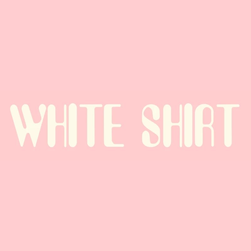 Chemise blanche | Chemise de chanson | Pull à bande