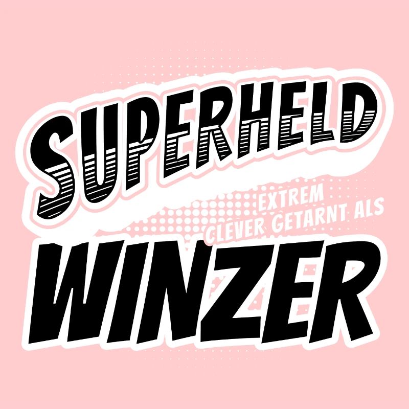 Superheld, clever getarnt als Winzer