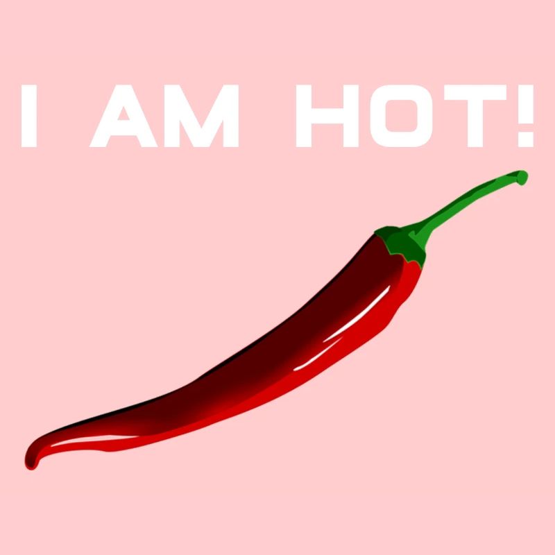 J'ai chaud! Chili, manger, épicé, sortir ensemble, amusant
