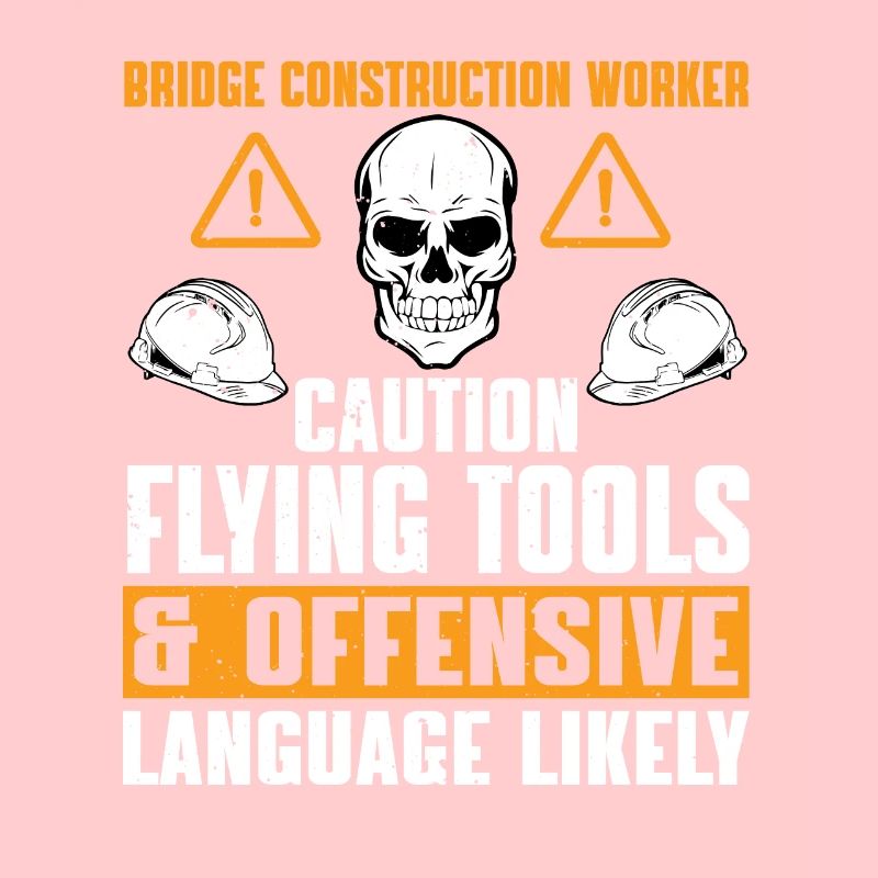Bridge construction workers