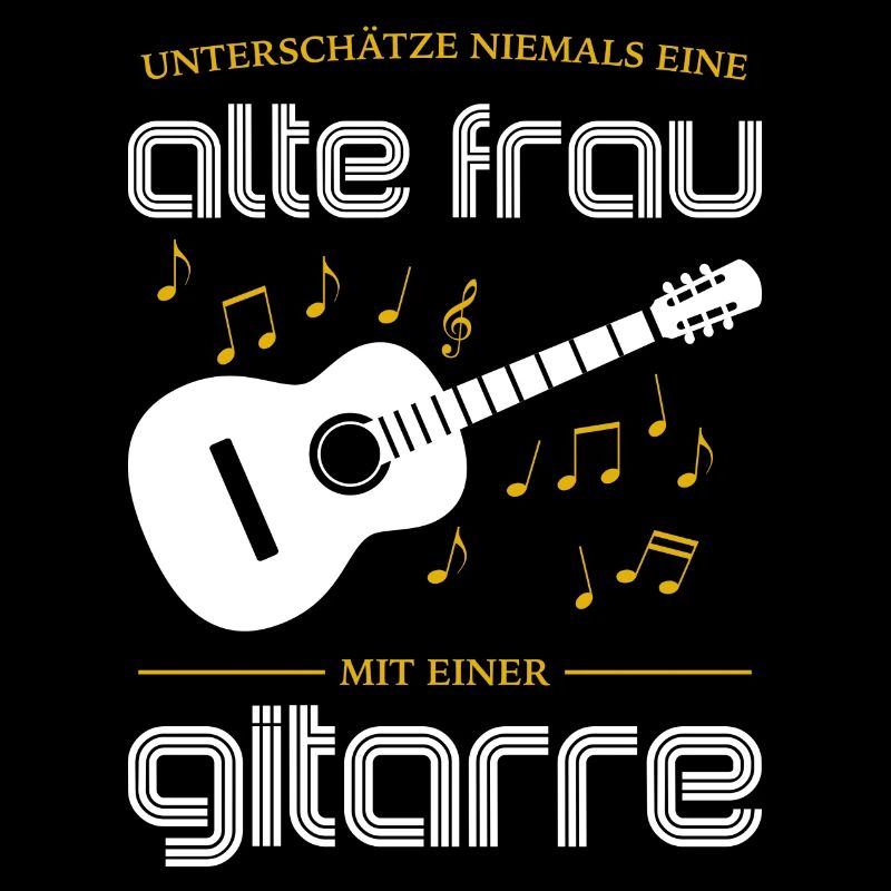 Unterschätze niemals eine alte Frau mit Gitarre