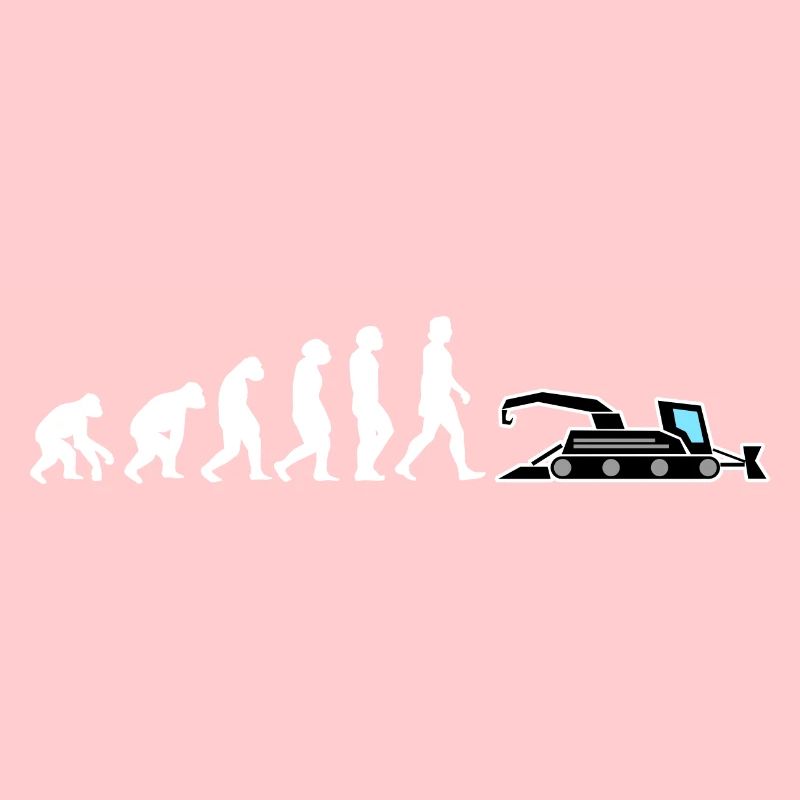 Snow Groomer Evolution Crane Vehicle Slope Snow