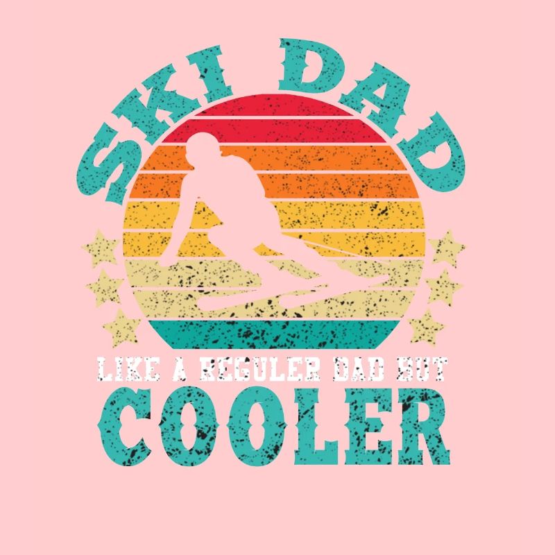 Ski papa comme un papa ordinaire mais plus cool