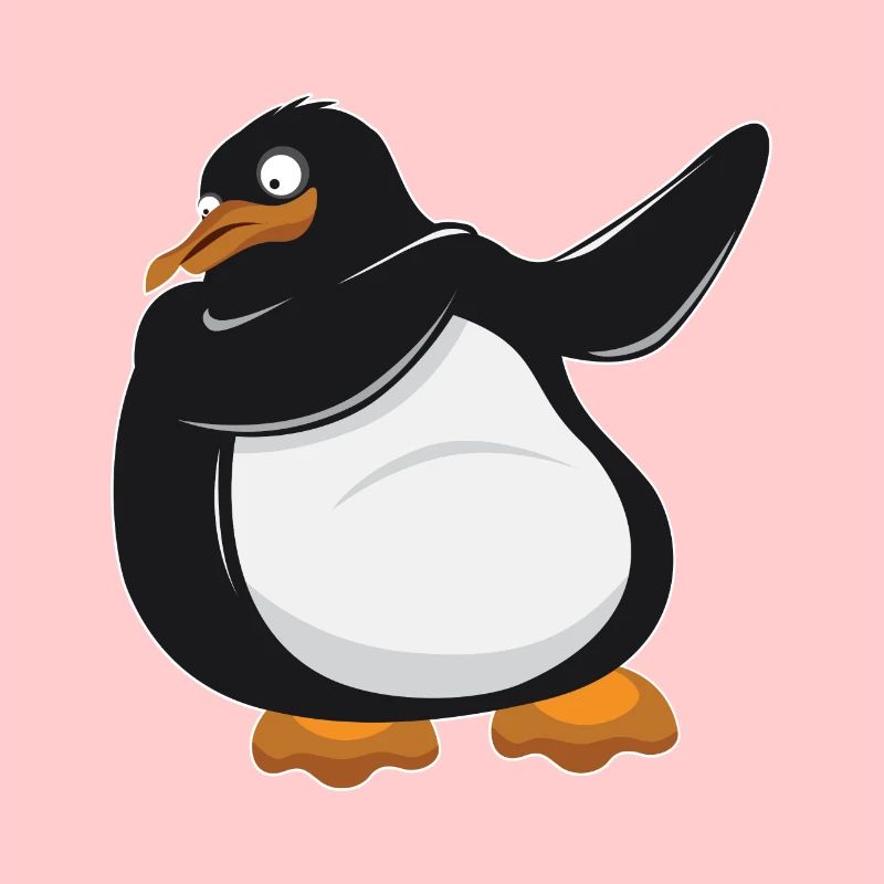 Dabbing penguin - penguin