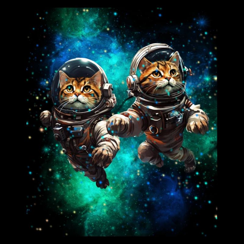 Chat dans l’espace
