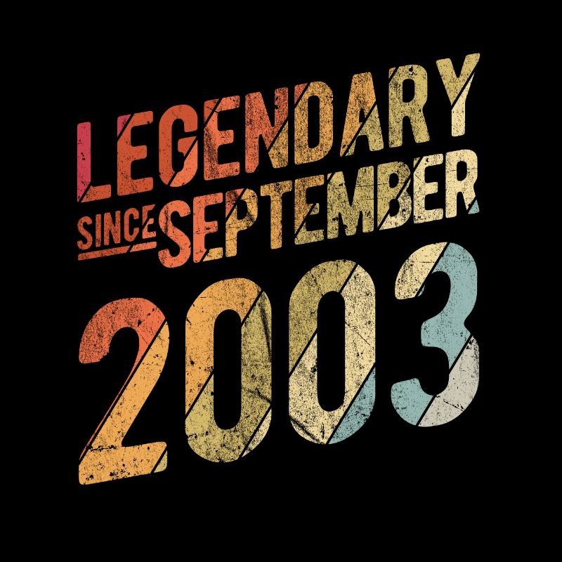 20th Birthday Gift Legendary Since September 2003