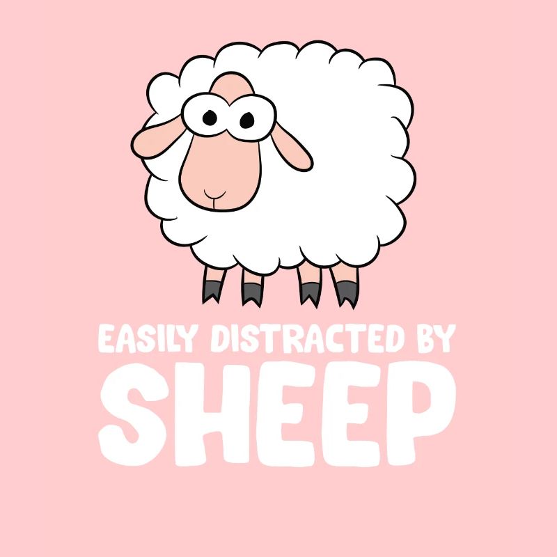 Facilement distrait par les moutons