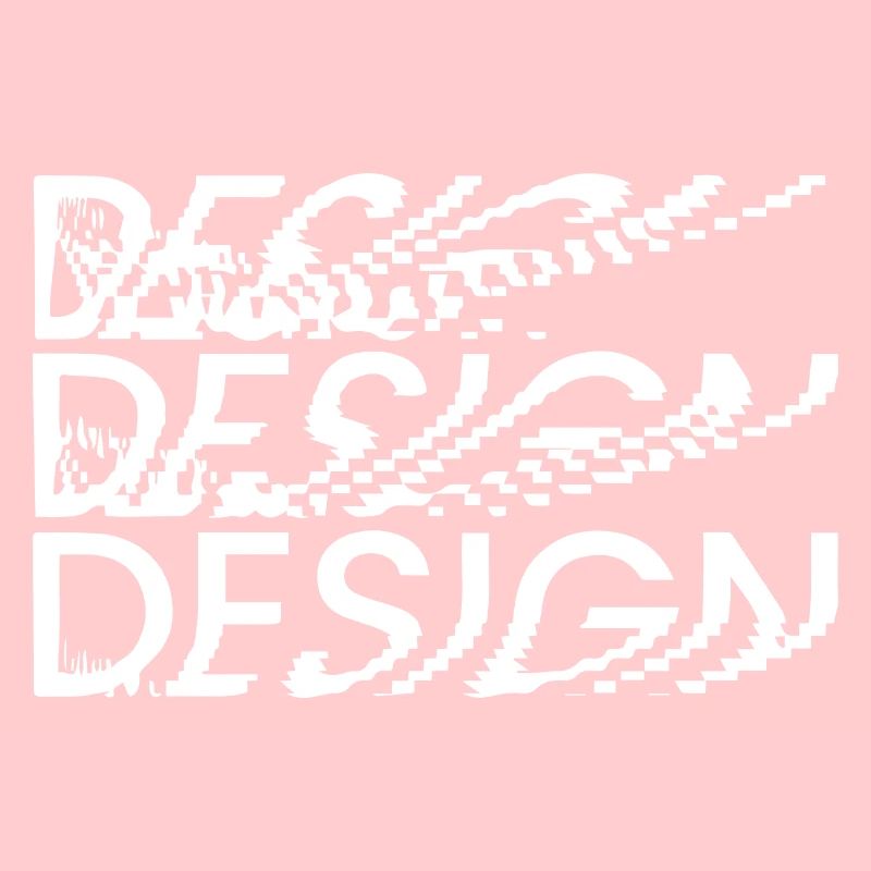 Texte de conception de pixels déformé