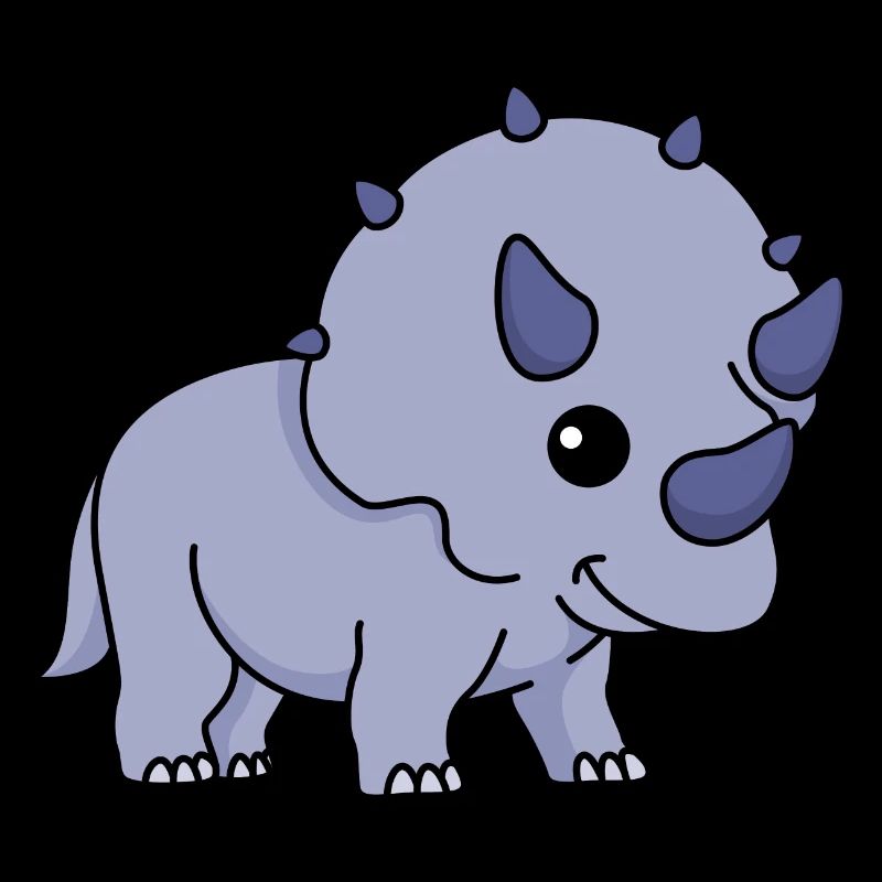 Dinosaur triceratops comic