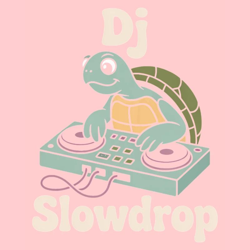 DJ Slowdrop Turtle à la cabine du DJ