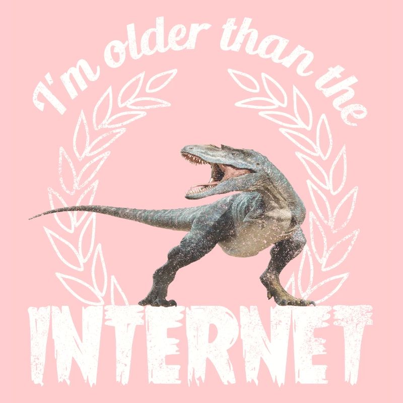 I'm older than the Internet + Dinosaur retro