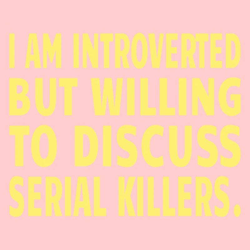 Serial Killer : discussing serial Killer