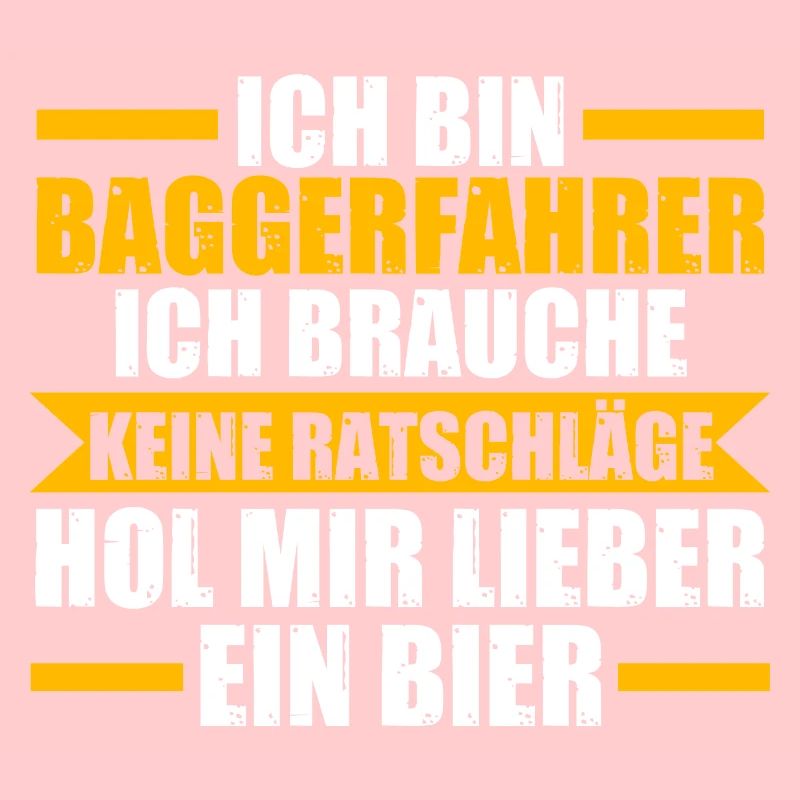 Baggerfahrer Bier Bagger Geschenk
