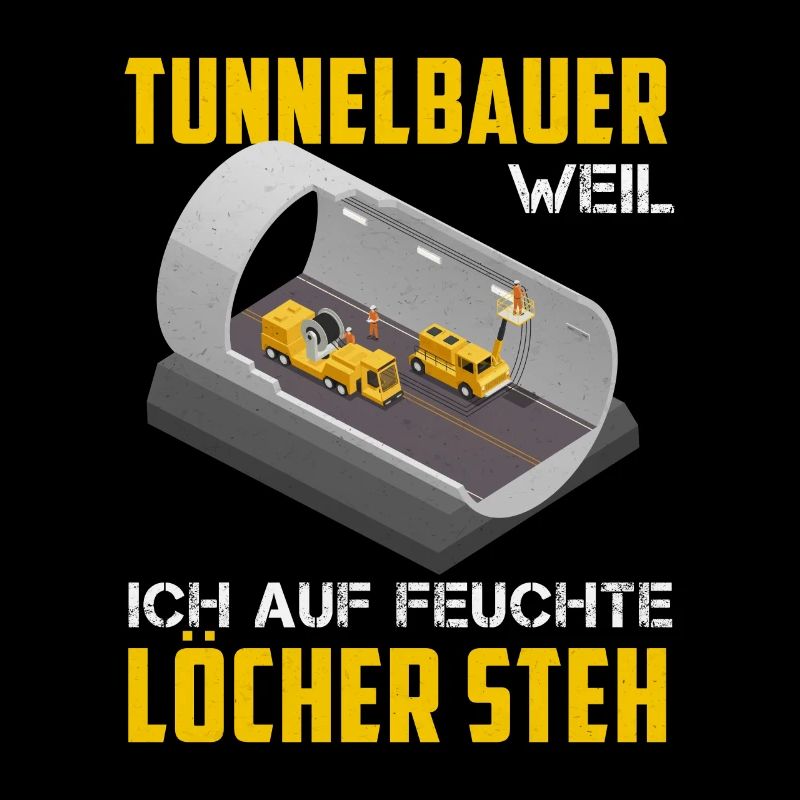 Tunnelbau Feuchte Löcher Lustig Tunnelbau Bagger