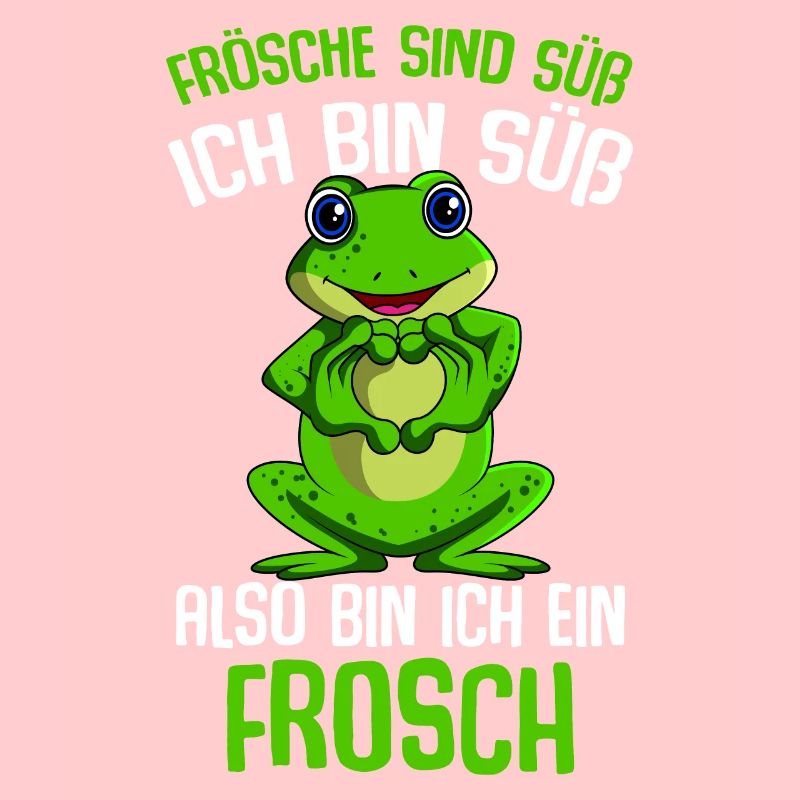 Frösche sind süß Mädchen Kinder Frosch