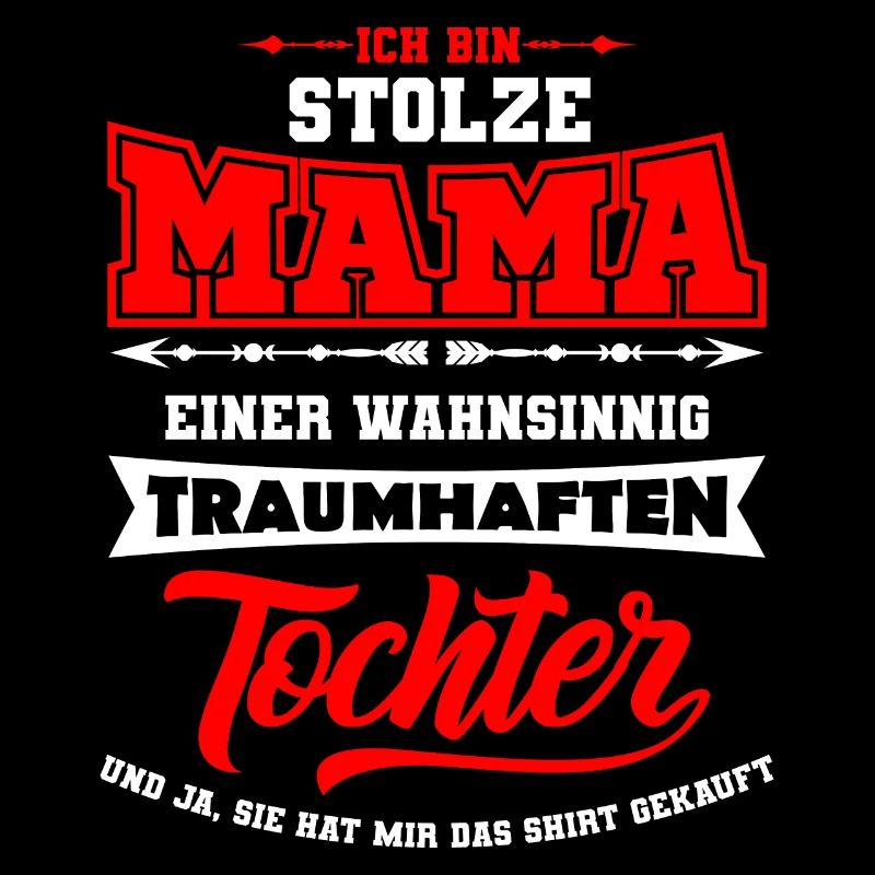Ich bin Stolze Mama Mutter Tochter Eltern Geschenk