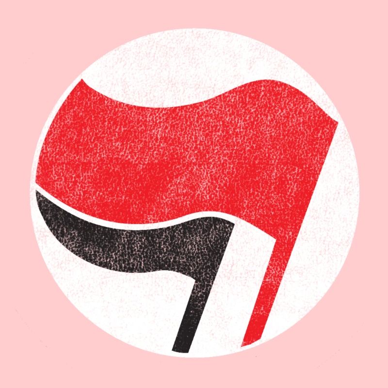 drapeau antifasciste des antifa