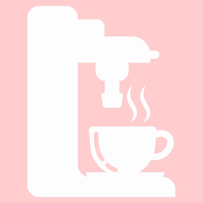 Illustration de café de contour de machine à expresso